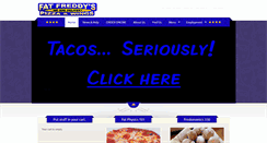 Desktop Screenshot of fatfreddyspizza.com